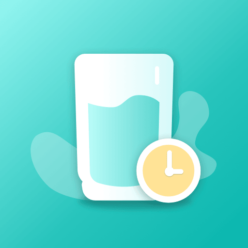 Drink Water Reminder Daily Water Tracker Record Logo