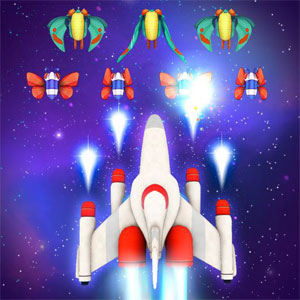 Galaga Wars Logo b