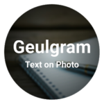 Geulgram Text on Photo quote maker