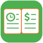 Green Timesheet shift work log and payroll app