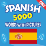 Spanish 5000 Words with Pictures Logo