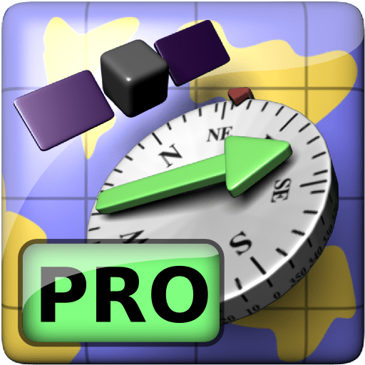 ar gps compass map 3d pro logo