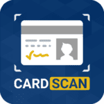 business card scanner reader logo