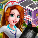 doctor dash hospital game logo