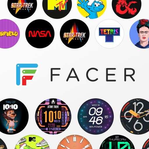 facer watch faces logo