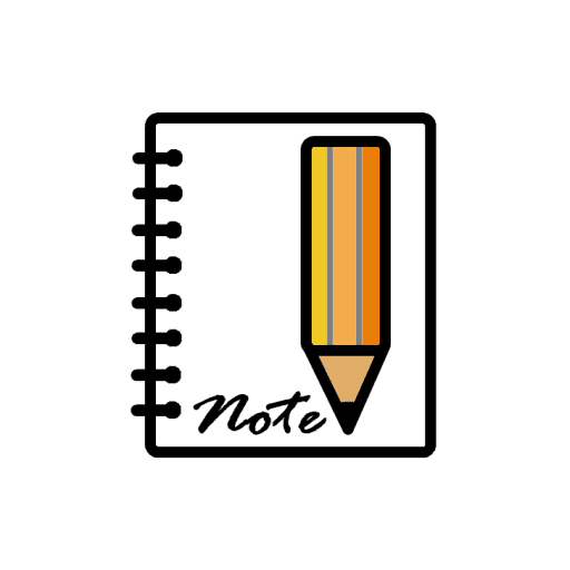 handwriting notes logo