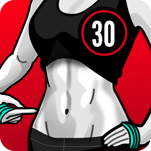 30天腹部减脂 - 拥有平坦小腹 1.4.8 1 lose belly fat in 30 days logo