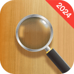 magnifying glass logo