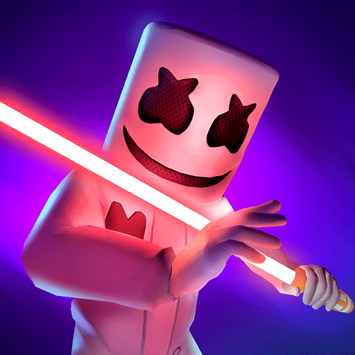 marshmello music dance logo