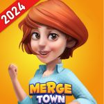 merge town design farm logo