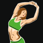 stretching exercise android logo