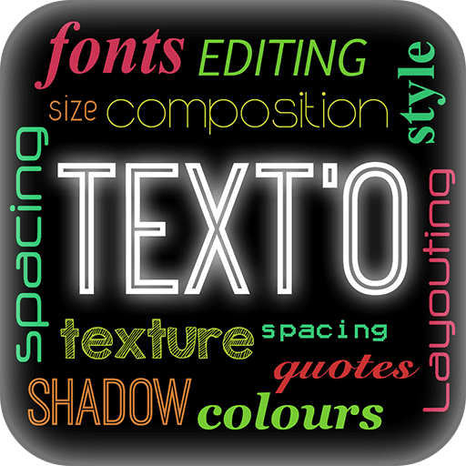 texto pro write on photos full logo