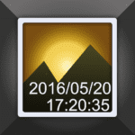 timestamp photo android logo